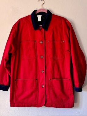 Vintage Hasting & Smith Women’s Red Barn Jacket size M